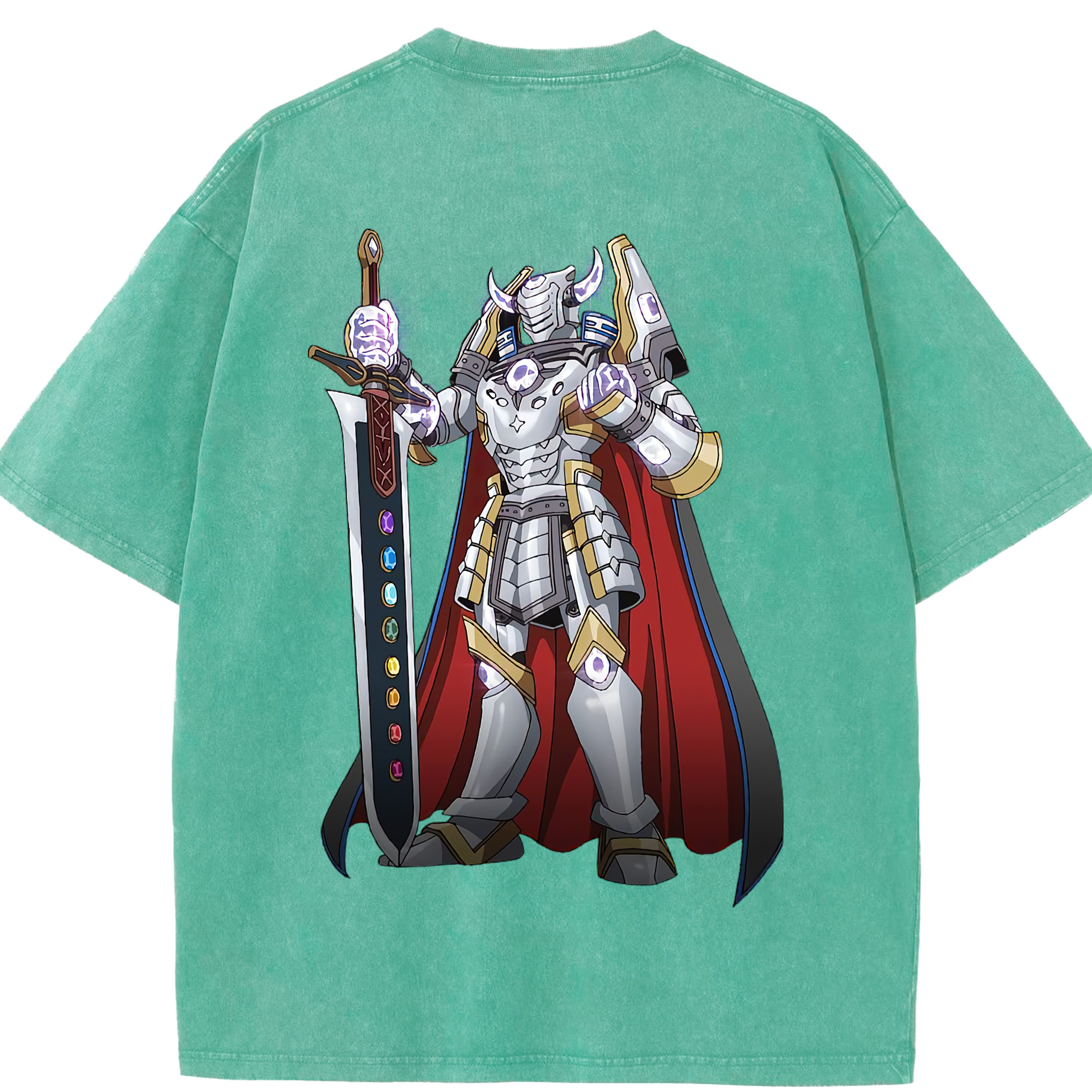 （画像用） 遊☆戯☆王 Yu-Gi-Oh! 綿100% ヴィンテージ風 半袖Tシャツ（背面プリント）